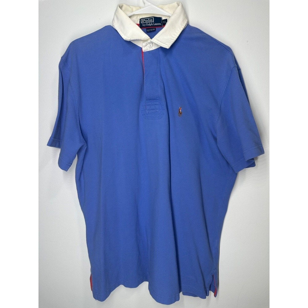 Polo Ralph Lauren Rugby Solid Flesh Pony Polo Shirt‎ Men's Size XL